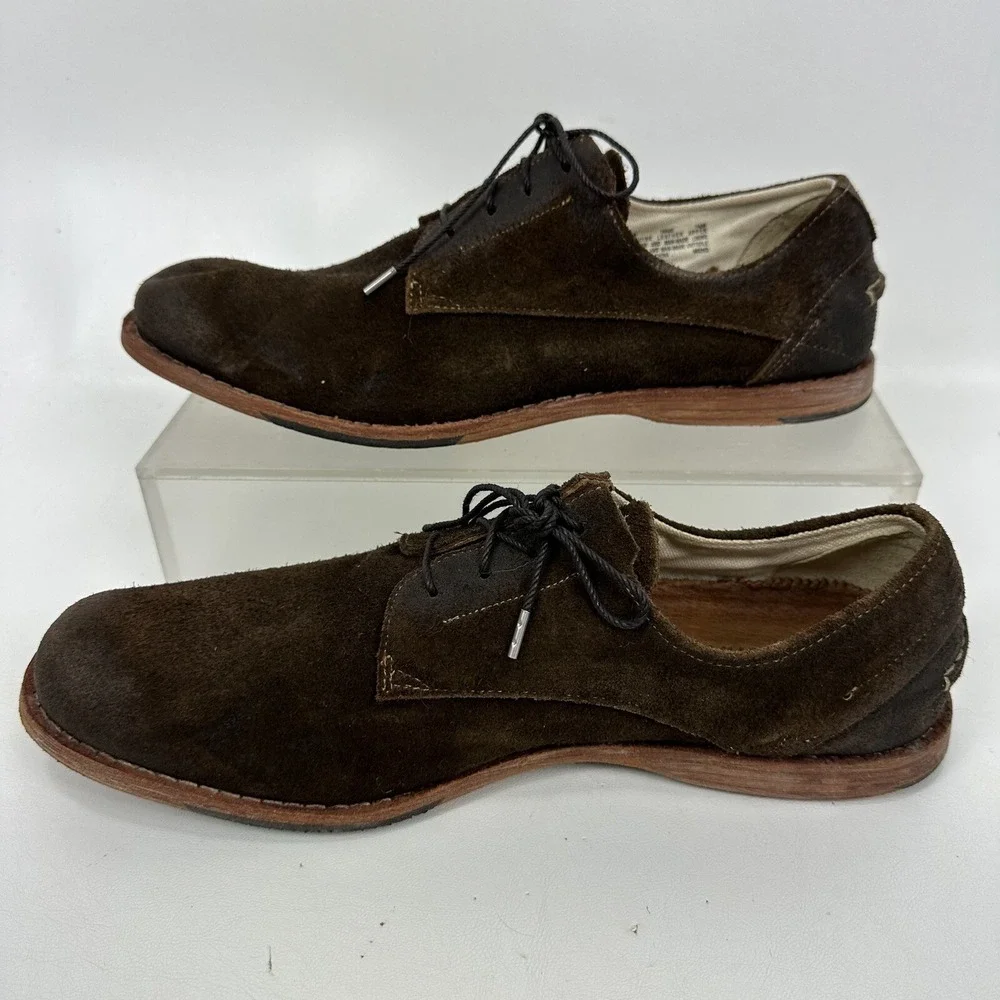 Timberland Boot Company brown leather oxfords Nubuck‎ Men's size 11